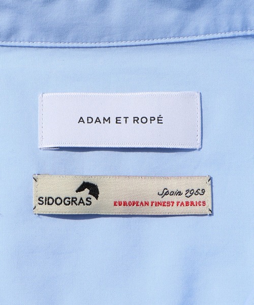 ADAM ET ROPE'（アダムエロペ）の「【SIDGRASS/シドグラス】オーバーサイズ レギュラーカラーシャツ / ロングシーズン着用可能（シャツ/ブラウス・メンズ・サックスブルー/ホワイト系その他4・L/M）」の9枚目の写真