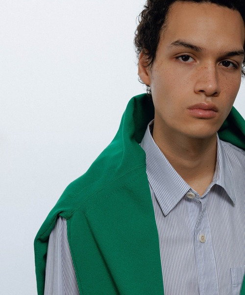 ADAM ET ROPE'（アダムエロペ）の「【SIDGRASS/シドグラス】オーバーサイズ レギュラーカラーシャツ / ロングシーズン着用可能（シャツ/ブラウス・メンズ・サックスブルー/ホワイト系その他4・L/M）」の13枚目の写真