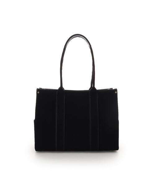 SAMANTHAVEGA(サマンサベガ)の「新色ロゴテープキャンバスA4トートバッグ(トートバッグ・レディース・オフホワイト/ブラック・FREE)」の6枚目の写真
