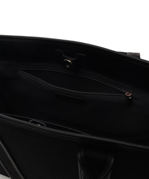 SAMANTHAVEGA(サマンサベガ)の「新色ロゴテープキャンバスA4トートバッグ(トートバッグ・レディース・オフホワイト/ブラック・FREE)」の8枚目の写真