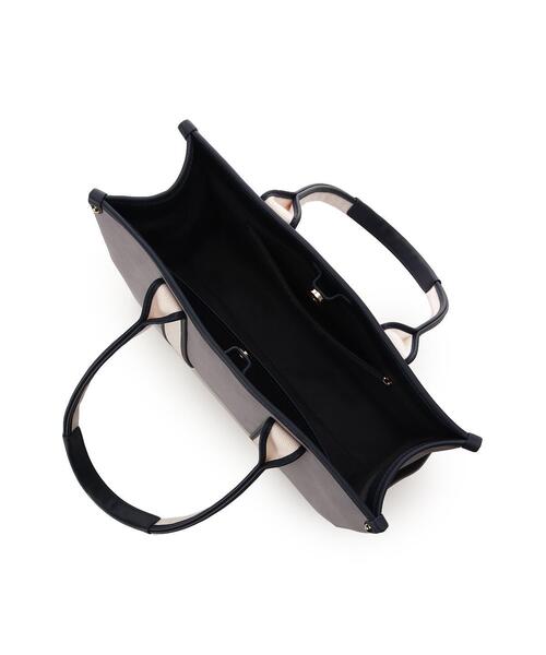 SAMANTHAVEGA(サマンサベガ)の「新色ロゴテープキャンバスA4トートバッグ(トートバッグ・レディース・オフホワイト/ブラック・FREE)」の13枚目の写真