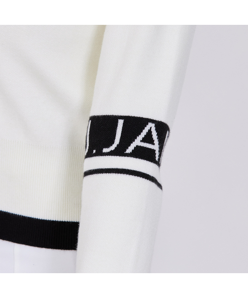 J.JANE(ジェイジェーン)の「カラーラインニットジップアップカーディガン (ブラック)(ニット/セーター・レディース・その他・S/M)」の5枚目の写真