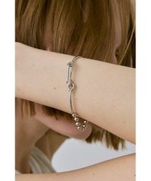 un/neu（アンノイ）の「ハーフボールメタルブレスレット（ブレスレット）」