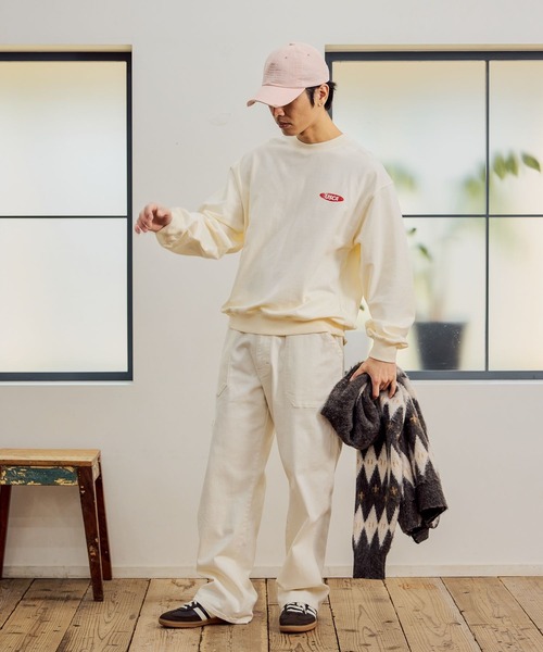 BAYFLOW（ベイフロー）の「SNOWバックプリントTシャツ/ロングスリーブ（Long Sleeve）（Tシャツ/カットソー・メンズ・オフホワイト/チャコール/ネイビー/ラベンダー・MEDIUM/LARGE）」の5枚目の写真