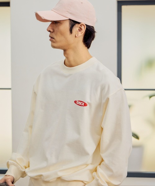 BAYFLOW（ベイフロー）の「SNOWバックプリントTシャツ/ロングスリーブ（Long Sleeve）（Tシャツ/カットソー・メンズ・オフホワイト/チャコール/ネイビー/ラベンダー・MEDIUM/LARGE）」の7枚目の写真