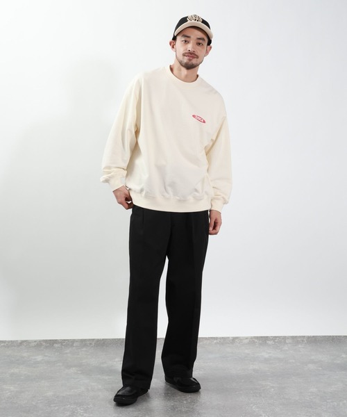 BAYFLOW（ベイフロー）の「SNOWバックプリントTシャツ/ロングスリーブ（Long Sleeve）（Tシャツ/カットソー・メンズ・オフホワイト/チャコール/ネイビー/ラベンダー・MEDIUM/LARGE）」の8枚目の写真