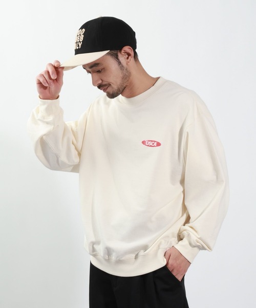 BAYFLOW（ベイフロー）の「SNOWバックプリントTシャツ/ロングスリーブ（Long Sleeve）（Tシャツ/カットソー・メンズ・オフホワイト/チャコール/ネイビー/ラベンダー・MEDIUM/LARGE）」の10枚目の写真