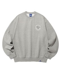 LOGO&SMILEY SWEATSHIRTS_GREY(IK2DFMM440A)