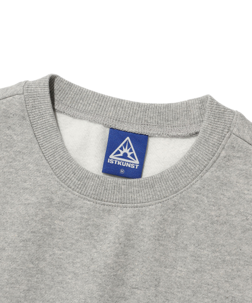 ISTKUNST(イストクンスト)の「LOGO&SMILEY SWEATSHIRTS_GREY(IK2DFMM440A)(スウェット・レディース・グレー・S/L/M)」の3枚目の写真