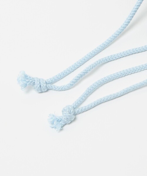 green label relaxing（グリーンレーベルリラクシング）の「巾着バッグ（小）（リップストック） / キッズ（トートバッグ・キッズ・ネイビー/グレー系・FREE）」の13枚目の写真