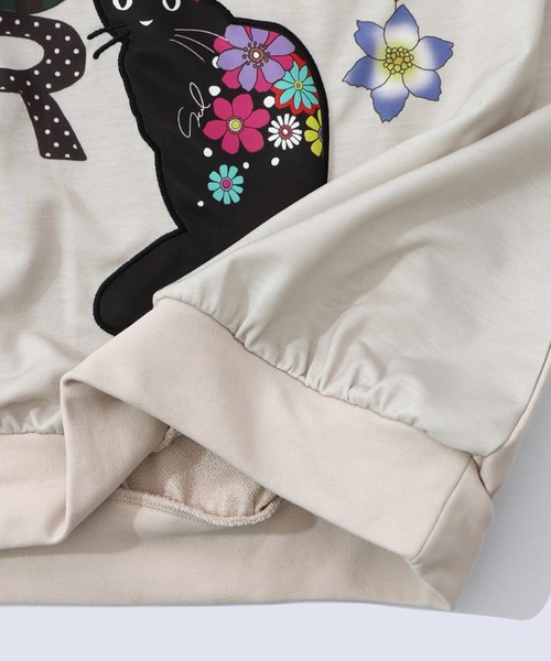 ScoLar（スカラー）の「153764：スカラーガーランド柄裏毛チュニック