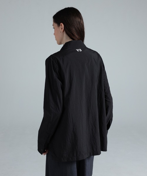 Y-3（ワイスリー）の「Y-3 RAW EDGE 3 STRIPES SHIRT（シャツ/ブラウス・レディース・ブラック・XX-SMALL/X-SMALL/SMALL/MEDIUM/LARGE）」の3枚目の写真