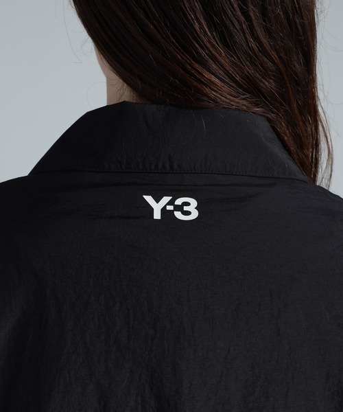 Y-3（ワイスリー）の「Y-3 RAW EDGE 3 STRIPES SHIRT（シャツ/ブラウス・レディース・ブラック・XX-SMALL/X-SMALL/SMALL/MEDIUM/LARGE）」の4枚目の写真