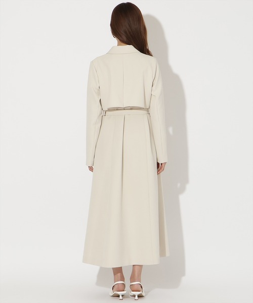 AND COUTURE(アンドクチュール)の「トレンチ風ワンピース(ワンピース・レディース・ブラック/ライトグレー/ベージュ/カーキ・MEDIUM/SMALL)」の20枚目の写真