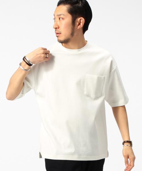 B:MING by BEAMS(ビーミングバイビームス)の「【Begin5月号掲載】ビーミング by ビームス / ポンチドロップショルダークルーTシャツ(Tシャツ/カットソー・メンズ・ホワイト/グレー/カーキ/ネイビー・X-LARGE/MEDIUM/LARGE/SMALL)」の22枚目の写真