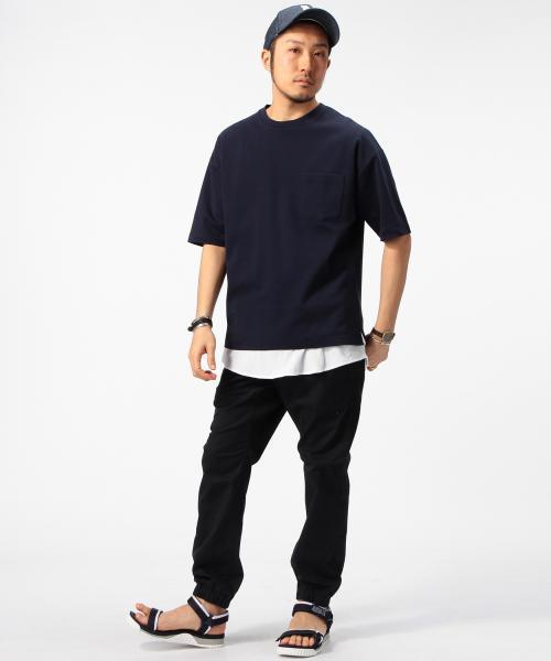 B:MING by BEAMS(ビーミングバイビームス)の「【Begin5月号掲載】ビーミング by ビームス / ポンチドロップショルダークルーTシャツ(Tシャツ/カットソー・メンズ・ホワイト/グレー/カーキ/ネイビー・X-LARGE/MEDIUM/LARGE/SMALL)」の15枚目の写真