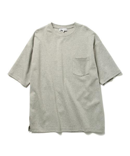 B:MING by BEAMS(ビーミングバイビームス)の「【Begin5月号掲載】ビーミング by ビームス / ポンチドロップショルダークルーTシャツ(Tシャツ/カットソー・メンズ・ホワイト/グレー/カーキ/ネイビー・X-LARGE/MEDIUM/LARGE/SMALL)」の9枚目の写真