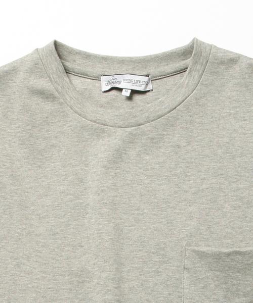 B:MING by BEAMS(ビーミングバイビームス)の「【Begin5月号掲載】ビーミング by ビームス / ポンチドロップショルダークルーTシャツ(Tシャツ/カットソー・メンズ・ホワイト/グレー/カーキ/ネイビー・X-LARGE/MEDIUM/LARGE/SMALL)」の11枚目の写真