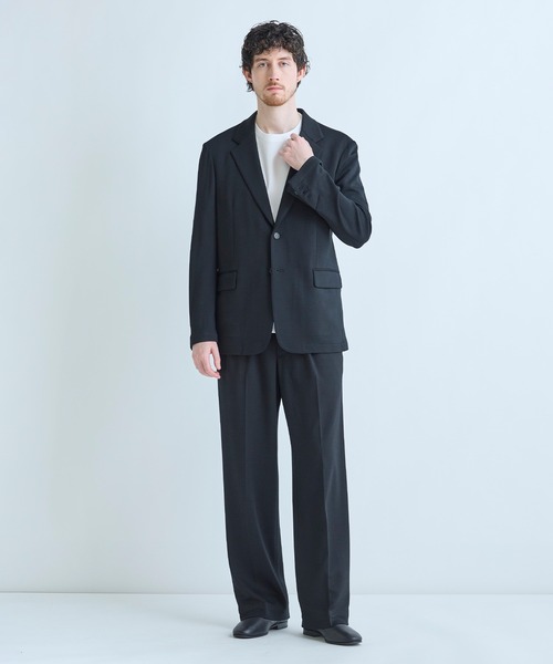 MEN'S BIGI（メンズビギ）の「REDA ACTIVE ウールポンチスラックス＜ストレッチ/防臭/通気性/撥水/防シワ＞（スラックス・メンズ・ブラック/ネイビー・01/02/03/04）」の13枚目の写真