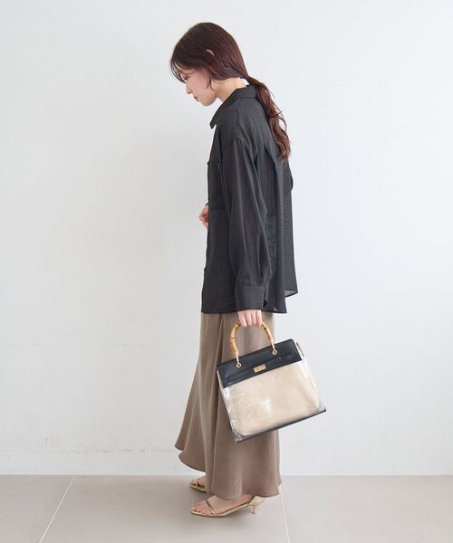 le.coeur blanc（ルクールブラン）の「ヴィンテージメッシュオーバーシャツ（シャツ/ブラウス・レディース・ベージュ・38）」の15枚目の写真