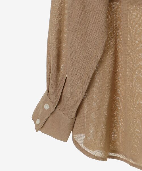 le.coeur blanc（ルクールブラン）の「ヴィンテージメッシュオーバーシャツ（シャツ/ブラウス・レディース・ベージュ・38）」の21枚目の写真
