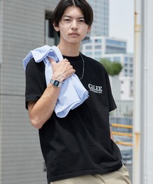 CALEE/キャリー GARMENT DYE CALEE LOGO TEE ガーメントダイ コットンTシャツ 秋 秋服 2026年秋冬
