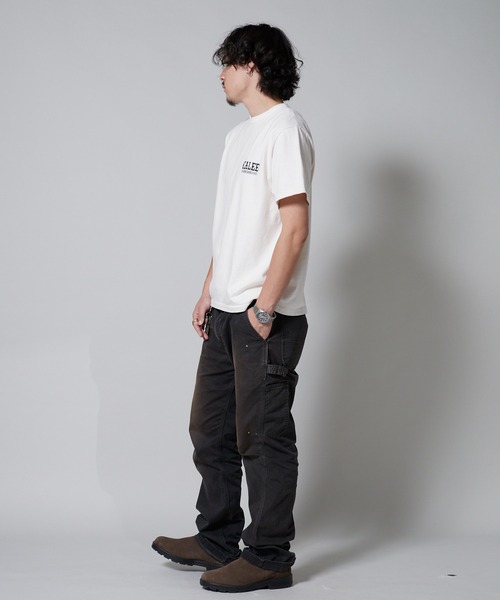 CALEE（キャリー）の「CALEE/キャリー GARMENT DYE CALEE LOGO TEE ガーメントダイ コットンTシャツ 2026年 夏 夏服（Tシャツ/カットソー・メンズ・ブラック/アイボリー/ブラック系その他・M/L/XL）」の22枚目の写真