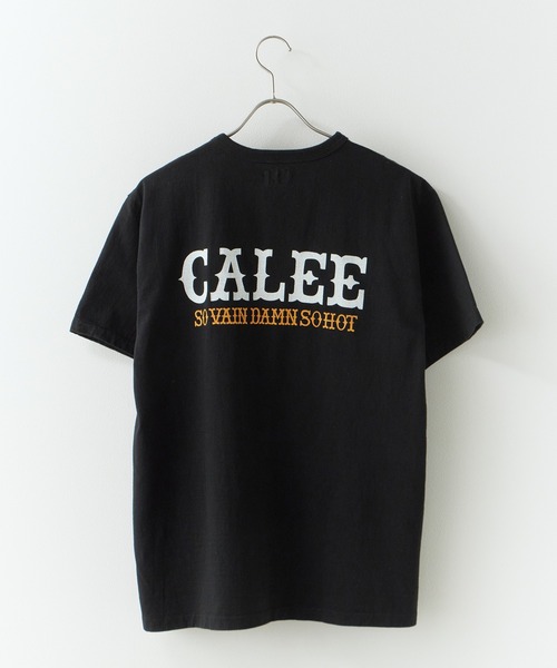 CALEE（キャリー）の「CALEE/キャリー GARMENT DYE CALEE LOGO TEE ガーメントダイ コットンTシャツ 2026年 夏 夏服（Tシャツ/カットソー・メンズ・ブラック/アイボリー/ブラック系その他・M/L/XL）」の20枚目の写真