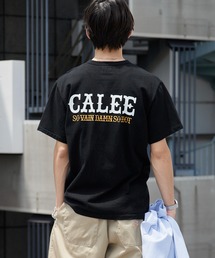 CALEE（キャリー）の「CALEE/キャリー GARMENT DYE CALEE LOGO TEE ガーメントダイ コットンTシャツ 2026年 夏 夏服（Tシャツ/カットソー）」
