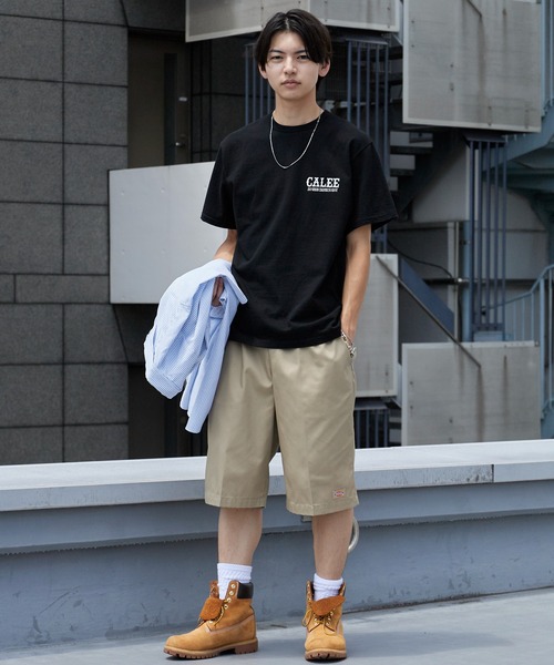 CALEE（キャリー）の「CALEE/キャリー GARMENT DYE CALEE LOGO TEE ガーメントダイ コットンTシャツ 2026年 夏 夏服（Tシャツ/カットソー・メンズ・ブラック/アイボリー/ブラック系その他・M/L/XL）」の17枚目の写真