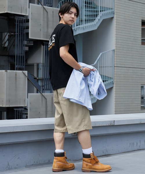 CALEE（キャリー）の「CALEE/キャリー GARMENT DYE CALEE LOGO TEE ガーメントダイ コットンTシャツ 2026年 夏 夏服（Tシャツ/カットソー・メンズ・ブラック/アイボリー/ブラック系その他・M/L/XL）」の16枚目の写真