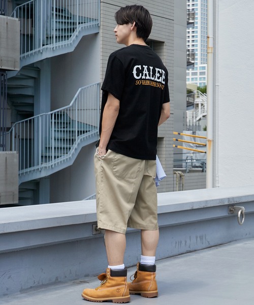 CALEE（キャリー）の「CALEE/キャリー GARMENT DYE CALEE LOGO TEE ガーメントダイ コットンTシャツ 2026年 夏 夏服（Tシャツ/カットソー・メンズ・ブラック/アイボリー/ブラック系その他・M/L/XL）」の15枚目の写真