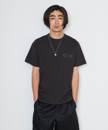 CALEE（キャリー）の「CALEE/キャリー GARMENT DYE CALEE LOGO TEE ガーメントダイ コットンTシャツ 2026年 夏 夏服（Tシャツ/カットソー）」