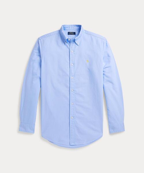 POLO RALPH LAUREN（ポロ ラルフ ローレン）の「クラシック フィット ガーメントダイド オックスフォード シャツ（シャツ/ブラウス・メンズ・ブルー・L/M/S/XL/XS/XXL）」の2枚目の写真