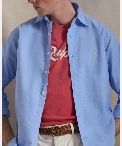 POLO RALPH LAUREN（ポロ ラルフ ローレン）の「クラシック フィット ガーメントダイド オックスフォード シャツ（シャツ/ブラウス・メンズ・ブルー・L/M/S/XL/XS/XXL）」の5枚目の写真