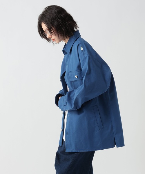 GEORGE'S（ジョージズ）の「ツイルシャツジャケット（テーラードジャケット・メンズ・ブルー/ブラック・MEDIUM/LARGE）」の10枚目の写真