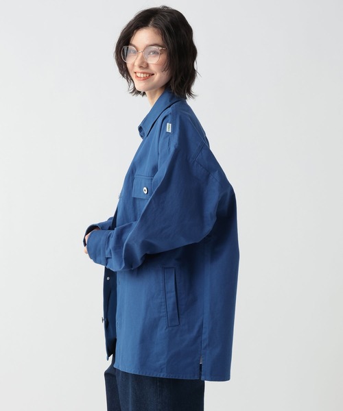 GEORGE'S（ジョージズ）の「ツイルシャツジャケット（テーラードジャケット・メンズ・ブルー/ブラック・MEDIUM/LARGE）」の11枚目の写真