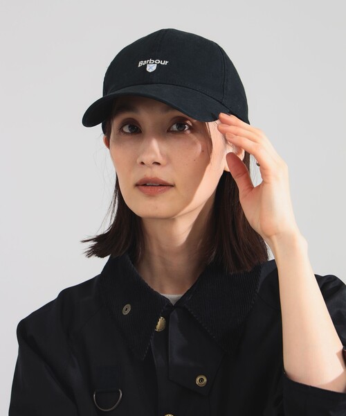 Barbour(バブアー)の「【7/24値下げ】【WEB限定】Barbour / CASCADE ロゴ キャップ(キャップ・レディース・ブラック/ブラウン系その他4/ブラック系その他・ONE SIZE)」の1枚目の写真