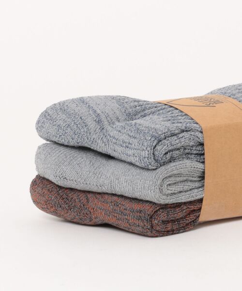 SIERRA DESIGNS（シェラデザイン）の「【SIERRA DESIGNS】シエラデザインズ 3P Solid Rib Crew Socks ソリッド クルーソックス 靴下 3足組 SD706AS（ソックス/靴下・メンズ・マルチ・FREE）」の2枚目の写真