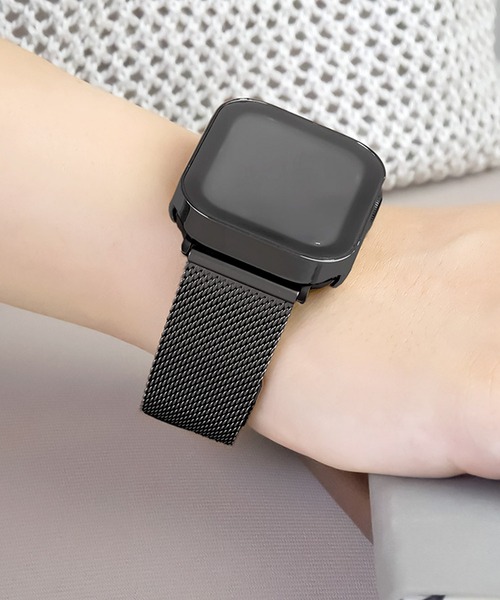 Urban Coral(アーバンコーラル)の「Apple Watch Band / アップルウォッチ マグネットバックルステンレスバンド / Urban Coral(デジタル腕時計・レディース・シルバー/ブラック/ゴールド系その他/ピンクゴールド/ゴールド・40mm/44mm)」の1枚目の写真