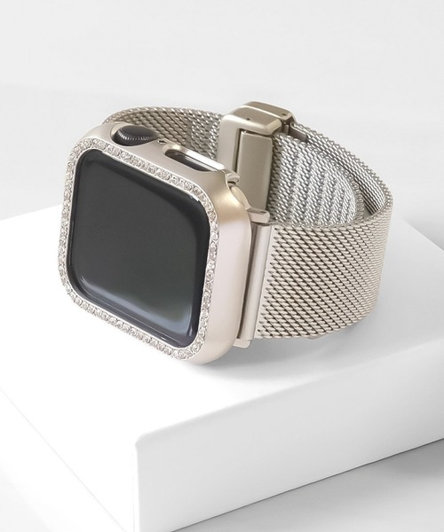 Urban Coral(アーバンコーラル)の「Apple Watch Band / アップルウォッチ マグネットバックルステンレスバンド / Urban Coral(デジタル腕時計・レディース・シルバー/ブラック/ゴールド系その他/ピンクゴールド/ゴールド・40mm/44mm)」の15枚目の写真