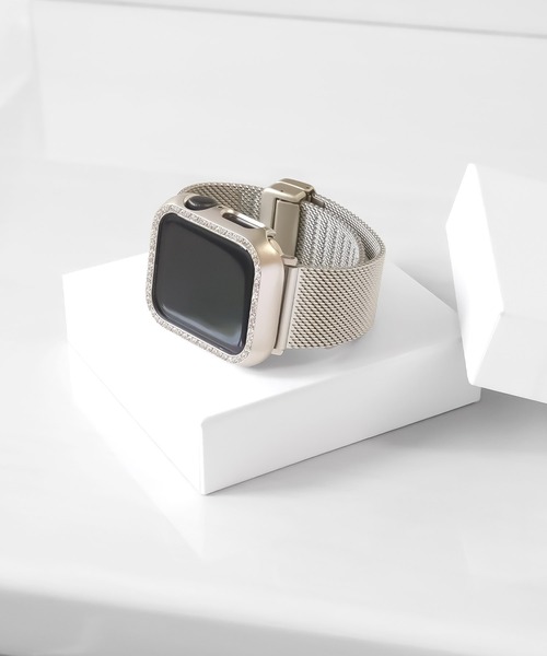 Urban Coral(アーバンコーラル)の「Apple Watch Band / アップルウォッチ マグネットバックルステンレスバンド / Urban Coral(デジタル腕時計・レディース・シルバー/ブラック/ゴールド系その他/ピンクゴールド/ゴールド・40mm/44mm)」の16枚目の写真