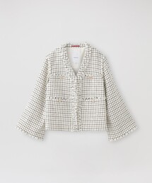 LOVELESS | ファンシーツイードジャケット(ノーカラージャケット)