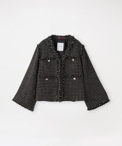 sulvam / サルバム】FANCY TWEED OVER BLOUSON/ファンシーツイード