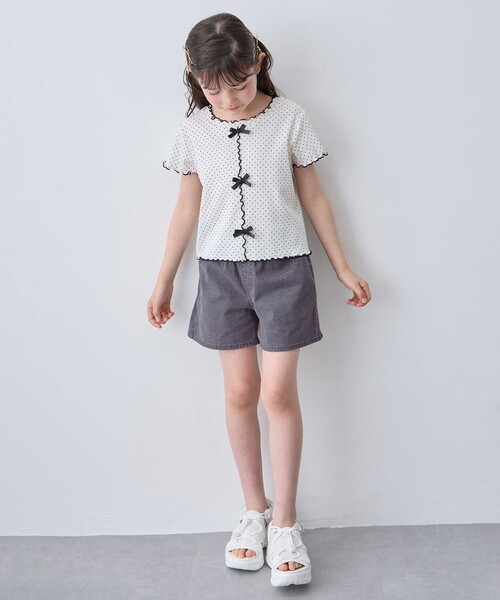 ANY(エニィ)の「バックリボン ショートパンツ(その他パンツ・キッズ・ブルー系7/ピンク系/ブラック系・110/120/130)」の9枚目の写真