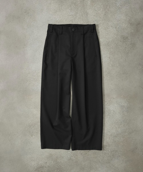 セットアップ対応）TECH WOOL ワンタックイージースラックス /オフィス