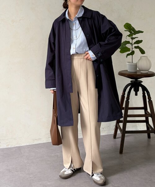 Chez toi（シェトワ）の「【マルチWAY】ステンカラーコート（その他アウター・レディース・ライトベージュ/カーキ/ネイビー・FREE）」の3枚目の写真