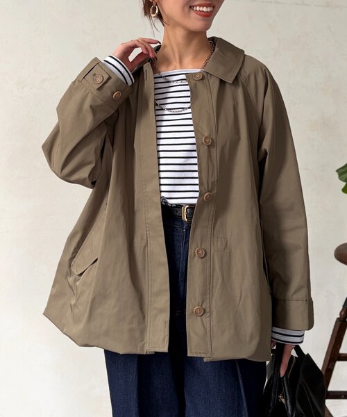 Chez toi（シェトワ）の「【マルチWAY】ステンカラーコート（その他アウター・レディース・ライトベージュ/カーキ/ネイビー・FREE）」の12枚目の写真