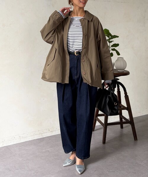 Chez toi（シェトワ）の「【マルチWAY】ステンカラーコート（その他アウター・レディース・ライトベージュ/カーキ/ネイビー・FREE）」の15枚目の写真