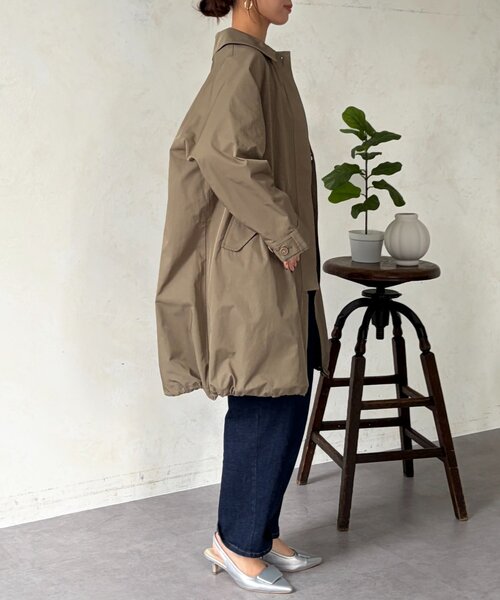 Chez toi（シェトワ）の「【マルチWAY】ステンカラーコート（その他アウター・レディース・ライトベージュ/カーキ/ネイビー・FREE）」の16枚目の写真
